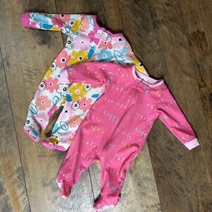 GERBER Newborn Infant Sleepers Bundle, NB, EUC